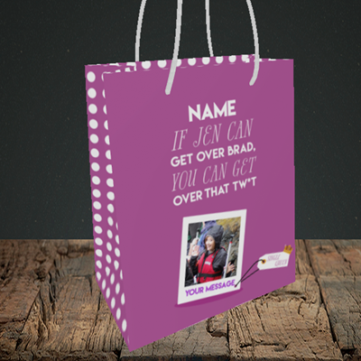 Picture of Brad, Thinking of You Design, Small Portrait Gift Bag