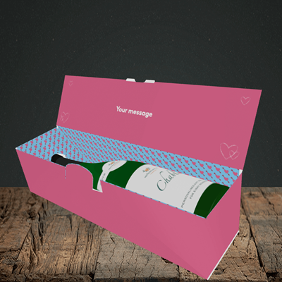 Picture of Suck Less, (Without Photo) Valentine's Design, Lay-down Bottle Box