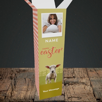 Picture of Lamb To See You, Easter Design, Upright Bottle Box