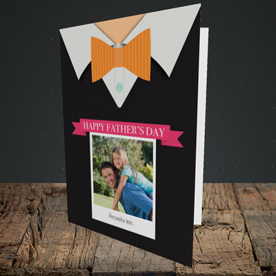 Picture of Bowtie, Father's Day Design, Portrait Greetings Card