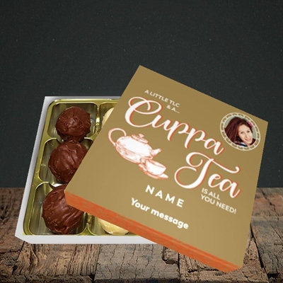Picture of Cuppa Tea, Get Well Soon Design, Choc 9
