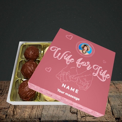 Picture of Wife For Life, Anniversary Design, Choc 9