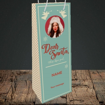 Picture of Define Good, Christmas Design, Bottle Bag