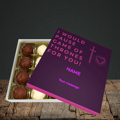 Picture of Game Of Thrones, (Without Photo) Valentine Design, Choc 16