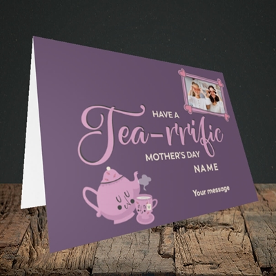 Picture of Tea-rrific, Mother's Day Design, Small Landscape Gift Bag