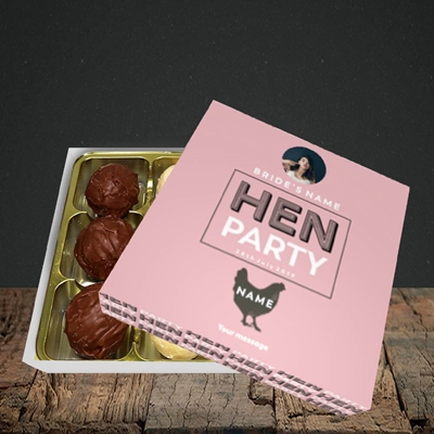 Picture of Hen Party Party Party - Peachy Pink, Wedding Design, Choc 9