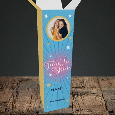 Picture of Time To Shine, Good Luck Design, Upright Bottle Box