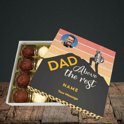 Picture of Dad Above The Rest, Father's Day Design, Choc 16