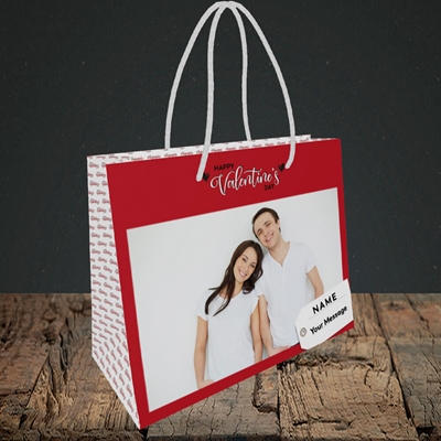 Picture of 1.A Valentine's Large Photo, Valentine's Design, Small Landscape Gift Bag