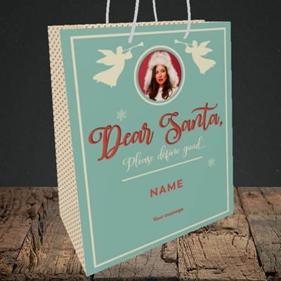 Picture of Define Good, Christmas Design, Medium Portrait Gift Bag