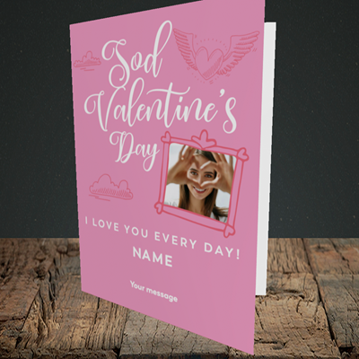 Picture of Sod Valentine's Day, Valentine's Design, Portrait Greetings Card