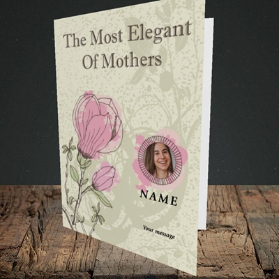 Picture of Elegant Mothers, Mother's Day Design, Portrait Greetings Card