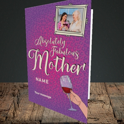 Picture of Absolutely Fabulous, Mother's Day Design, Portrait Greetings Card