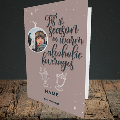Picture of Tis The Season, Christmas Design, Portrait Greetings Card