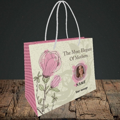 Picture of Elegant Mothers, Mother's Day Design, Small Landscape Gift Bag