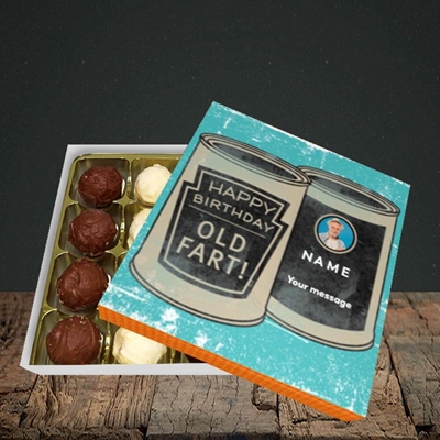 Picture of Tin Of Old Fart, Birthday Design, Choc 16