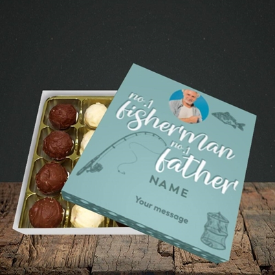 Picture of Fisherman, Father's Day Design, Choc 16