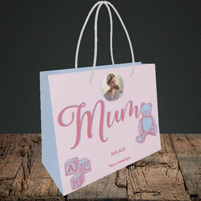 Picture of Mum To Be, Pregnancy Design, Small Landscape Gift Bag