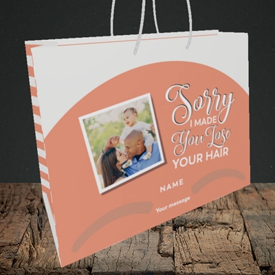 Picture of Made You Lose Hair, Father's Day Design, Medium Landscape Gift Bag