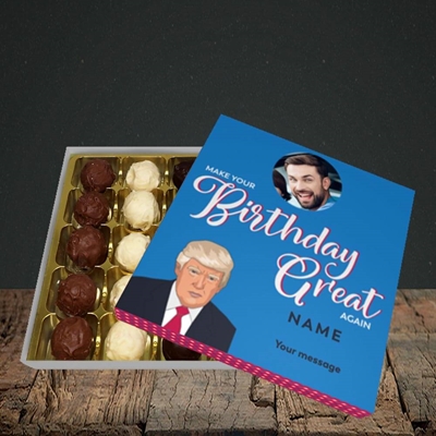 Picture of A Trump Birthday, Birthday Design, Choc 25