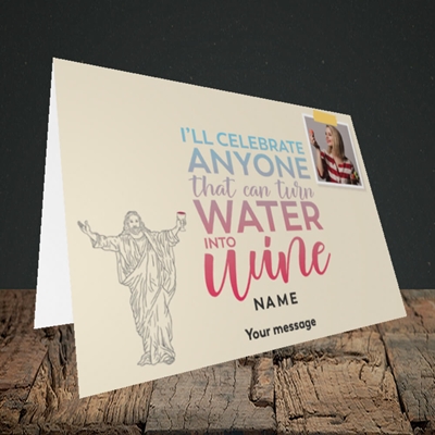 Picture of Water To Wine, Easter Design, Landscape Greetings Card