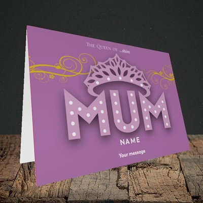 Picture of The Queen(Without Photo), Mother's Day Design, Landscape Greetings Card