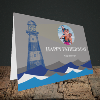 Picture of Lighthouse, Father's Day Design, Landscape Greetings Card
