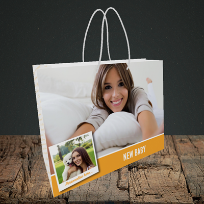 Picture of Photo, New Baby Design, Small Landscape Gift Bag