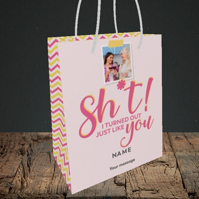 Picture of Just Like You!, Mother's Day Design, Small Portrait Gift Bag