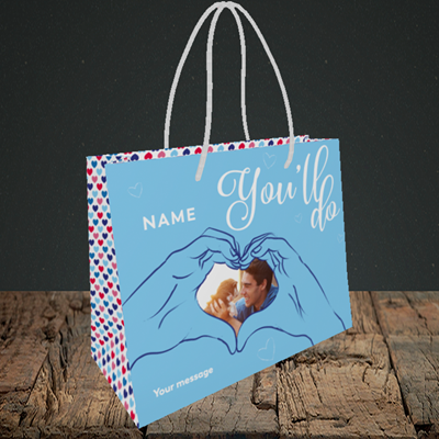 Picture of You'll Do, Valentine's Design, Small Landscape Gift Bag