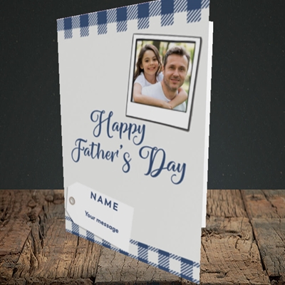 Picture of 2. Polaroid, Father's Day Design, Portrait Greetings Card