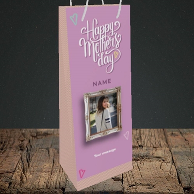 Picture of Happy Mother's Day, Mother's Day Design, Bottle Bag