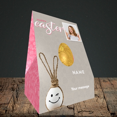 Picture of String Bunny Egg, Easter Design, Large Egg