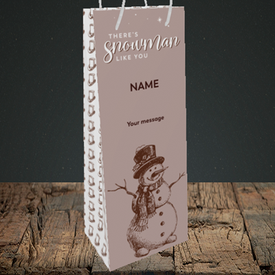 Picture of Snowman Like You(Without Photo), Bottle Bag