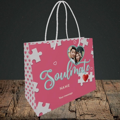 Picture of Soulmate, Valentine's Design, Small Landscape Gift Bag
