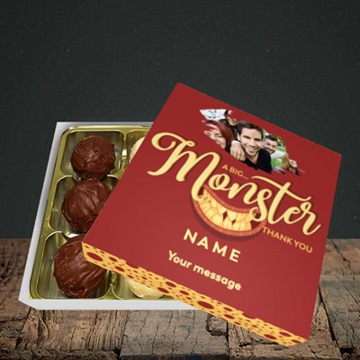 Picture of Monster Thank You, Thank You Design, Choc 9