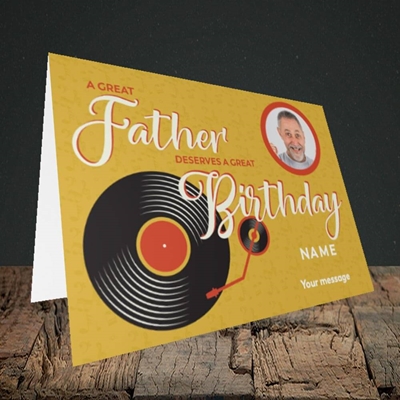 Picture of Great Father, Birthday Design, Landscape Greetings Card