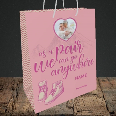 Picture of Anywhere, Valentine's Design, Medium Portrait Gift Bag
