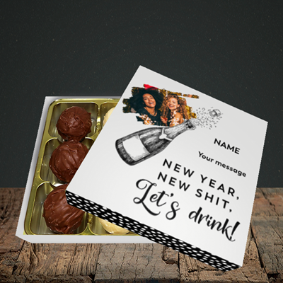 Picture of Let's Drink, New Year Design, Choc 9