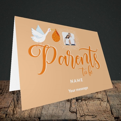Picture of Parents To Be, Pregnancy Design, Landscape Greetings Card