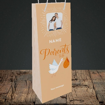 Picture of Parents To Be, Pregnancy Design, Bottle Bag