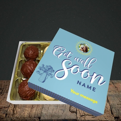 Picture of Sun & Flowers, Get Well Soon Design, Choc 9