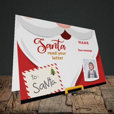 Picture of Santa's Letters, Christmas Design, Landscape Greetings Card