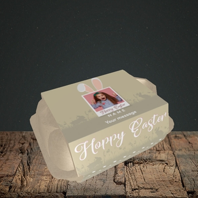 Picture of Hoppy Polaroid, Easter Design, 6 Egg Box