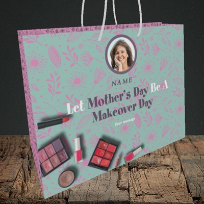 Picture of Makeover Day, Mother's Day Design, Medium Landscape Gift Bag
