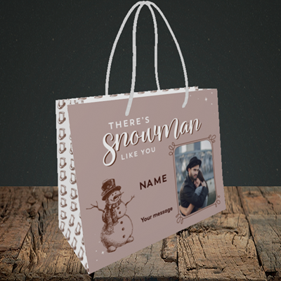 Picture of Snowman Like You, Christmas Design, Small Landscape Gift Bag
