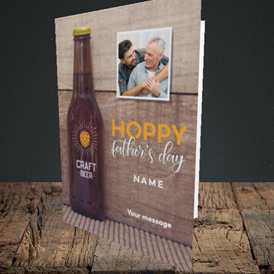 Picture of Hoppy, Father's Day Design, Portrait Greetings Card