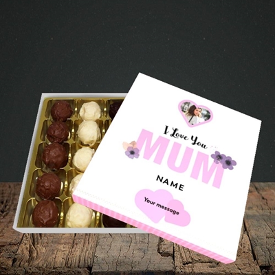 Picture of I Love You Mum, Mother's Day Design, Choc 25