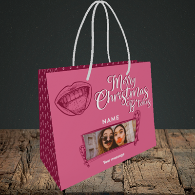 Picture of Merry Christmas Bitches, Christmas Design, Small Landscape Gift Bag