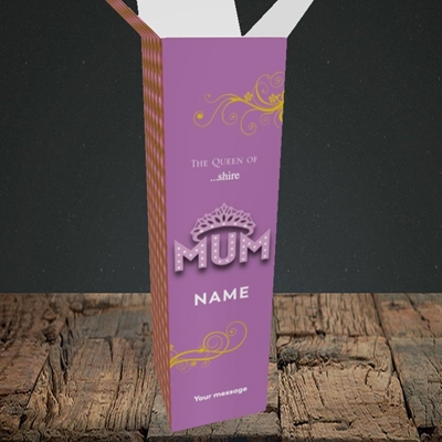 Picture of The Queen(Without Photo), Mother's Day Design, Upright Bottle Box